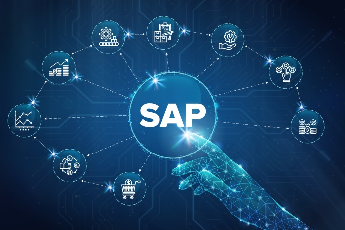 Abstract SAP S/4HANA migration illustration